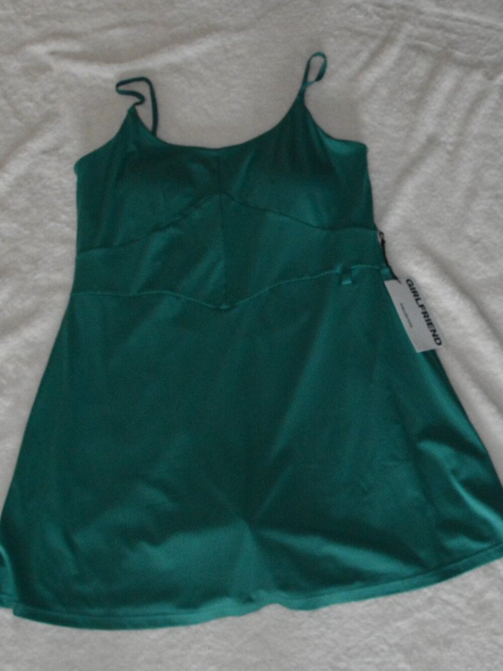 Girlfriend Collective Athletic Dress Built in Shorts and built in cup bra sz 3XL
